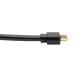 Tripp Lite P569-010-IND High-Speed HDMI Cable (M/M) - 4K 60 Hz, HDR, Industrial, IP68, Hooded Connector, Black, 10 ft.