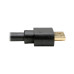 Tripp Lite P569-010-IND High-Speed HDMI Cable (M/M) - 4K 60 Hz, HDR, Industrial, IP68, Hooded Connector, Black, 10 ft.