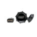 Tripp Lite P569-012-IND High-Speed HDMI Cable (M/M) - 4K 60 Hz, HDR, Industrial, IP68, Hooded Connector, Black, 12 ft.