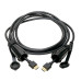 Tripp Lite P569-012-IND2 High-Speed HDMI Cable (M/M) - 4K 60 Hz, HDR, Industrial, IP68, Hooded Connectors, Black, 12 ft.