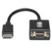 Tripp Lite P134-06N-VGA-BP DisplayPort to VGA Active Adapter Video Converter (M/F), 6-in. (15.24 cm), 50 Pack