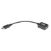 Tripp Lite P134-06N-VGA-BP DisplayPort to VGA Active Adapter Video Converter (M/F), 6-in. (15.24 cm), 50 Pack