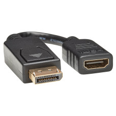 Tripp Lite P136-000-BP DisplayPort to HDMI Converter Adapter (M/F), 6-in. (15.24 cm), 50 Pack