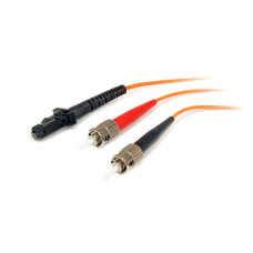 StarTech.com Fiber Optic Cable - Multimode Duplex 62.5/125 - LSZH - MTRJ/ST - 1 m