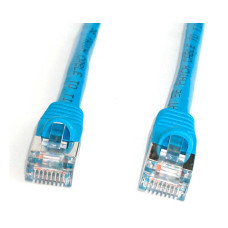 StarTech.com 10 ft Blue Shielded (Snagless) Category 5e (350 MHz) STP Patch Cable networking cable 3.05 m