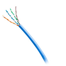 C2G 1000ft (304.8m) TAA-Compliant Cat6 Bulk Unshielded (UTP) Ethernet Network Cable with Solid Conductors-Riser CMR-Rated - Blue