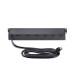 StarTech.com 8-Outlet Horizontal Rack Mount Metered PDU, 1U Server Power Strip w/Surge Protector, 125V/15A, 8ft (2.4m) Power Cable, Power Distribution Unit, TAA