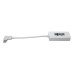 Tripp Lite U436-06N-GBW-RA USB-C to Gigabit Network Adapter with Right Angle USB-C, Thunderbolt 3 Compatibility - White