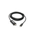 Tripp Lite U444-006-H4K6BE USB-C to HDMI Adapter Cable (M/M), 4K 60 Hz, 4:4:4, Thunderbolt 3 Compatible, Black, 6 ft. (1.8 m)