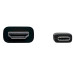 Tripp Lite U444-006-H4K6BE USB-C to HDMI Adapter Cable (M/M), 4K 60 Hz, 4:4:4, Thunderbolt 3 Compatible, Black, 6 ft. (1.8 m)