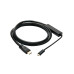 Tripp Lite U444-006-H4K6BM USB-C to HDMI Active Adapter Cable (M/M), 4K 60 Hz, 4:4:4, HDCP 2.2, Mid-Cable Adapter, Black, 6 ft. (1.8 m)