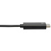 Tripp Lite U444-009-H4K6BE USB-C to HDMI Adapter Cable (M/M), 4K 60 Hz, 4:4:4, Thunderbolt 3 Compatible, Black, 9 ft. (2.7 m)