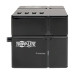 Tripp Lite Protect It! 3-Outlet Power Cube Surge Protector - 6 USB-A Ports (7.2A Shared), 6 ft. Cord, 540 Joules, Black