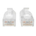 Tripp Lite N201-S8N-GY Cat6 Gigabit Snagless Slim UTP Ethernet Cable (RJ45 M/M), PoE, Gray, 8-in. (20.32 cm)