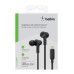 Belkin Rockstar Headphones Wired In-ear Calls/Music Black