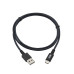 Tripp Lite Heavy-Duty USB-A to USB-C Cable - M/M, USB 2.0, UHMWPE and Aramid Fibers, Grey, 0.9 m