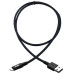 Tripp Lite M100-001-GY-MAX Heavy-Duty USB-A to Lightning Sync/Charge Cable, UHMWPE and Aramid Fibers, MFi Certified - 1 ft. (0.31 m)