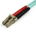 StarTech.com 10m (30ft) LC/UPC to LC/UPC OM4 Multimode Fiber Optic Cable, 50/125µm LOMMF/VCSEL Zipcord Fiber, 100G Networks, Low Insertion Loss, LSZH Fiber Patch Cord