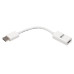Tripp Lite P136-06N-HDR-W DisplayPort to HDMI Active Adapter (M/F) - 4K 60Hz, HDR, DP 1.2, HDCP 2.2, White, 6 in.