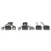 Tripp Lite Dual DisplayPort KVM Cable Kit - DP, USB, 3.5 mm Audio (3xM/3xM) + DP (M/M), 4K, 4:4:4, 6 ft. (1.83 m), Black