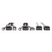 Tripp Lite Dual DisplayPort KVM Cable Kit - DP, USB, 3.5 mm Audio (3xM/3xM) + DP (M/M), 4K, 4:4:4, 10 ft. (3.05 m), Black
