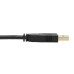 Tripp Lite DisplayPort KVM Cable Kit - DP, USB, 3.5 mm Audio (3xM/3xM) + USB (M/M), 4K, 4:4:4, 6 ft. (1.83 m), Black