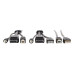 Tripp Lite DisplayPort KVM Cable Kit - DP, USB, 3.5 mm Audio (3xM/3xM) + USB (M/M), 4K, 4:4:4, 10 ft. (3.05 m), Black