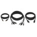 Tripp Lite DisplayPort KVM Cable Kit - DP, USB, 3.5 mm Audio (3xM/3xM) + USB (M/M) + DP (M/M), 4K, 10 ft. (3.05 m), Black