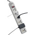 Tripp Lite SUPER6OMNIB Protect It! 230V 6-Universal Outlet Surge Protector, 1.8M Cord, British Plug, 750 Joules