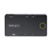 StarTech.com 2-Port USB-C KVM Switch, Single-4K 60Hz HDMI Monitor, Dual-100W Power Delivery Pass-through Ports, Bus Powered, USB Type-C/USB4/Thunderbolt 3/4 Compatible - Small Form Factor