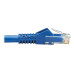 Tripp Lite N201P-003-BL Cat6 Gigabit Snagless Molded UTP Ethernet Cable (RJ45 M/M), PoE, CMR-LP, Blue, 3 ft. (0.91 m)