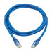 Tripp Lite N201P-006-BL Cat6 Gigabit Snagless Molded UTP Ethernet Cable (RJ45 M/M), PoE, CMR-LP, Blue, 6 ft. (1.83 m)