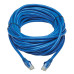 Tripp Lite N201P-030-BL Cat6 Gigabit Snagless Molded UTP Ethernet Cable (RJ45 M/M), PoE, CMR-LP, Blue, 30 ft. (9.14 m)