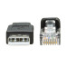 Tripp Lite U009-006-RJ45-X USB-A to RJ45 Rollover Console Cable (M/M) - Cisco Compatible, 250 Kbps, 6 ft. (1.83 m), Black
