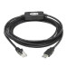 Tripp Lite U009-010-RJ45-X USB-A to RJ45 Rollover Console Cable (M/M) - Cisco Compatible, 250 Kbps, 10 ft. (3.05 m), Black