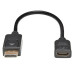 Tripp Lite P136-001 DisplayPort to HDMI Video Adapter Video Converter (M/F), HDCP, Black, 1 ft.