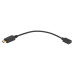 Tripp Lite P136-001 DisplayPort to HDMI Video Adapter Video Converter (M/F), HDCP, Black, 1 ft.