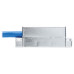 Tripp Lite N237A-P18N-WHSH Cat6a Junction Box Cable Assembly - Surface Mount, Shielded, PoE+, RJ45/110 Punchdown, 18-in. (45.72 cm), Blue