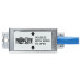 Tripp Lite N237A-P18N-WHSH Cat6a Junction Box Cable Assembly - Surface Mount, Shielded, PoE+, RJ45/110 Punchdown, 18-in. (45.72 cm), Blue