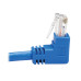 Tripp Lite N204-015-BL-DN Down-Angle Cat6 Gigabit Molded UTP Ethernet Cable (RJ45 Right-Angle Down M to RJ45 M), Blue, 15 ft. (4.57 m)