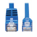 Tripp Lite N204-015-BL-DN Down-Angle Cat6 Gigabit Molded UTP Ethernet Cable (RJ45 Right-Angle Down M to RJ45 M), Blue, 15 ft. (4.57 m)