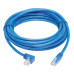 Tripp Lite N204-015-BL-LA Left-Angle Cat6 Gigabit Molded UTP Ethernet Cable (RJ45 Left-Angle M to RJ45 M), Blue, 15 ft. (4.57 m)