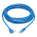 Tripp Lite N204-015-BL-RA Right-Angle Cat6 Gigabit Molded UTP Ethernet Cable (RJ45 Right-Angle M to RJ45 M), Blue, 15 ft. (4.57 m)