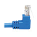 Tripp Lite N204-015-BL-UP Up-Angle Cat6 Gigabit Molded UTP Ethernet Cable (RJ45 Right-Angle Up M to RJ45 M), Blue, 15 ft. (4.57 m)