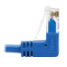 Tripp Lite N204-S01-BL-UD Up/Down-Angle Cat6 Gigabit Molded Slim UTP Ethernet Cable (RJ45 Up-Angle M to RJ45 Down-Angle M), Blue, 1 ft. (0.31 m)