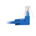 Tripp Lite N204-S02-BL-UP Up-Angle Cat6 Gigabit Molded Slim UTP Ethernet Cable (RJ45 Right-Angle Up M to RJ45 M), Blue, 2 ft. (0.61 m)