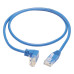 Tripp Lite N204-S02-BL-DN Down-Angle Cat6 Gigabit Molded Slim UTP Ethernet Cable (RJ45 Right-Angle Down M to RJ45 M), Blue, 2 ft. (0.61 m)