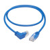 Tripp Lite N204-S03-BL-UP Up-Angle Cat6 Gigabit Molded Slim UTP Ethernet Cable (RJ45 Right-Angle Up M to RJ45 M), Blue, 3 ft. (0.91 m)