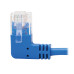 Tripp Lite N204-S05-BL-LA Left-Angle Cat6 Gigabit Molded Slim UTP Ethernet Cable (RJ45 Left-Angle M to RJ45 M), Blue, 5 ft. (1.52 m)
