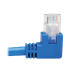 Tripp Lite N204-020-BL-RA Right-Angle Cat6 Gigabit Molded UTP Ethernet Cable (RJ45 Right-Angle M to RJ45 M), Blue, 20 ft. (6.09 m)